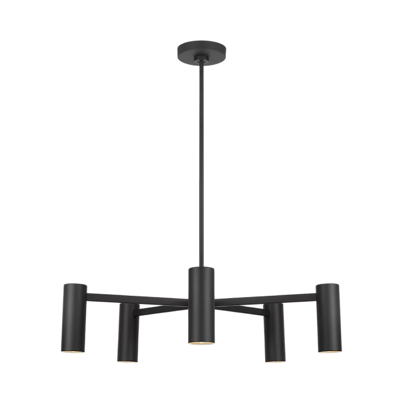 Generation GLC2055 Zentro 5-lt 29" Chandelier - Midnight Black