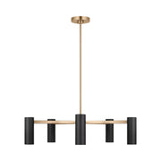 Generation GLC2055E Zentro 5-lt 29" LED Chandelier - Satin Brass