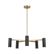 Generation GLC2055 Zentro 5-lt 29" Chandelier - Satin Brass