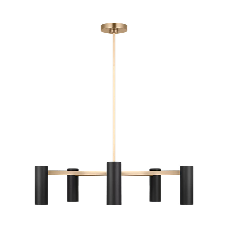 Generation GLC2055 Zentro 5-lt 29" Chandelier - Satin Brass