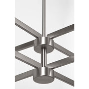 Generation GLC2068 Zentro 8-lt 36" Chandelier - Brushed Nickel