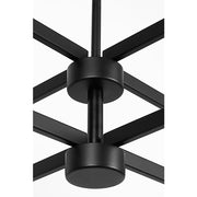 Generation GLC2068E Zentro 8-lt 36" LED Chandelier - Midnight Black