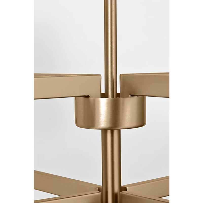 Generation GLC2068 Zentro 8-lt 36" Chandelier - Satin Brass