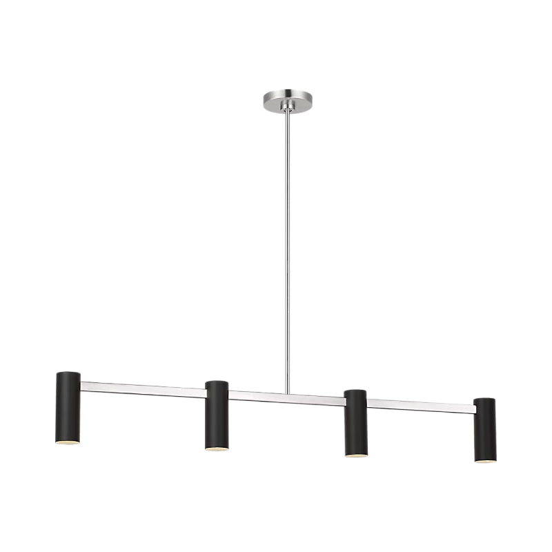 Generation GLC2074 Zentro 4-lt 48" Linear Chandelier - Brushed Nickel