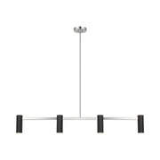 Generation GLC2074 Zentro 4-lt 48" Linear Chandelier - Brushed Nickel