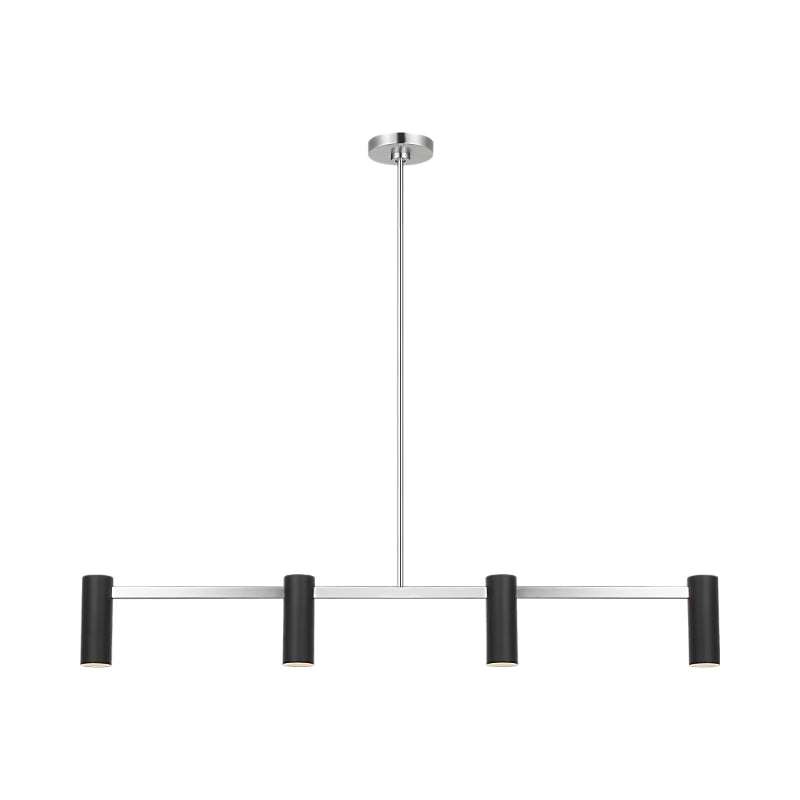 Generation GLC2074 Zentro 4-lt 48" Linear Chandelier - Brushed Nickel