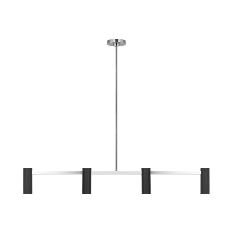 Generation GLC2074 Zentro 4-lt 48" Linear Chandelier - Brushed Nickel