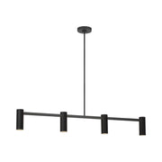Generation GLC2074E Zentro 4-lt 48" LED Chandelier - Midnight Black