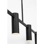 Generation GLC2074E Zentro 4-lt 48" LED Chandelier - Midnight Black