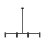Generation GLC2074E Zentro 4-lt 48" LED Chandelier - Midnight Black