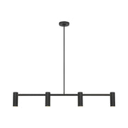 Generation GLC2074 Zentro 4-lt 48" Linear Chandelier - Midnight Black