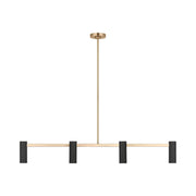 Generation GLC2074E Zentro 4-lt 48" LED Chandelier - Satin Brass