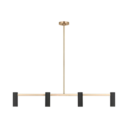 Generation GLC2074E Zentro 4-lt 48" LED Chandelier - Satin Brass