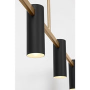 Generation GLC2074 Zentro 4-lt 48" Linear Chandelier - Satin Brass
