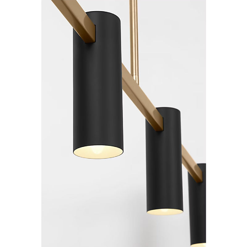 Generation GLC2074 Zentro 4-lt 48" Linear Chandelier - Satin Brass