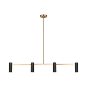 Generation GLC2074 Zentro 4-lt 48" Linear Chandelier - Satin Brass