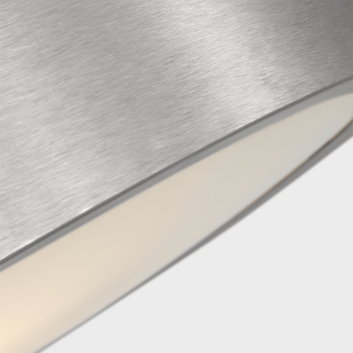 Generation GLF1032 Albee 2-lt 13" Flush Mount - Brushed Nickel