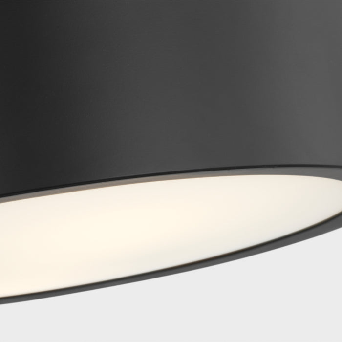 Generation GLF1032 Albee 2-lt 13" Flush Mount - Midnight Black