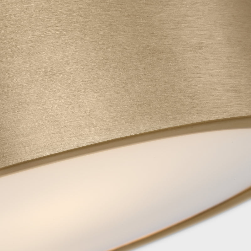 Generation GLF1032 Albee 2-lt 13" Flush Mount - Satin Brass