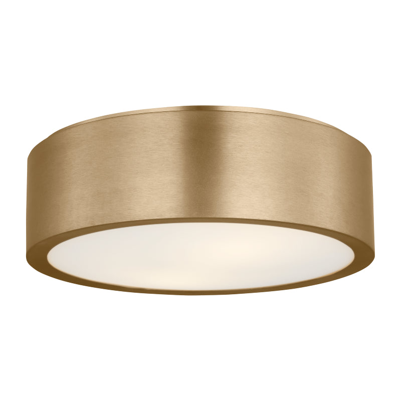 Generation GLF1032 Albee 2-lt 13" Flush Mount - Satin Brass