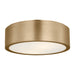 Generation GLF1032 Albee 2-lt 13" Flush Mount - Satin Brass