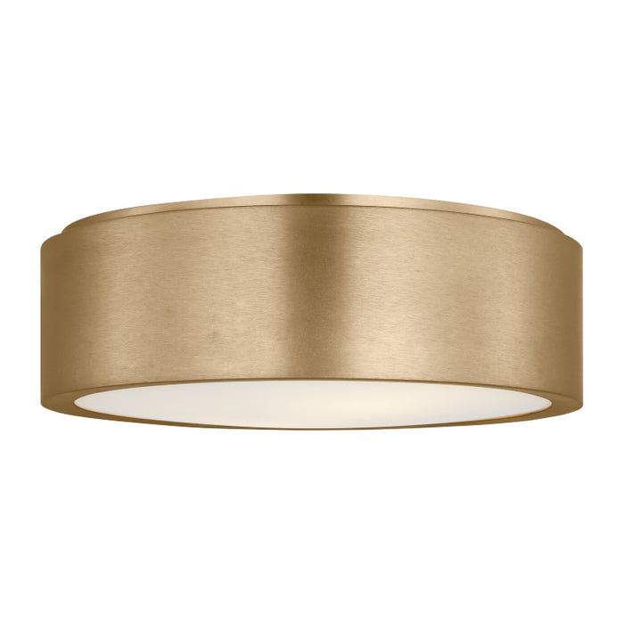 Generation GLF1032 Albee 2-lt 13" Flush Mount - Satin Brass