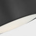 Generation GLF1041 Albee 1-lt 10" Flush Mount - Midnight Black