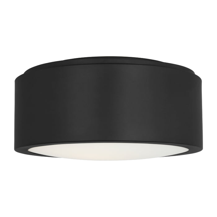 Generation GLF1041 Albee 1-lt 10" Flush Mount - Midnight Black
