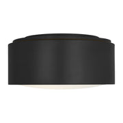 Generation GLF1041 Albee 1-lt 10" Flush Mount - Midnight Black