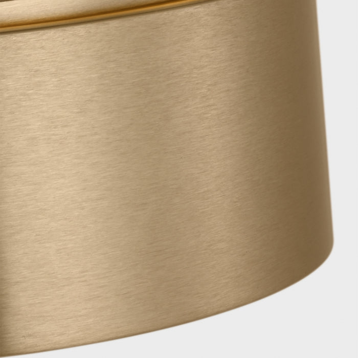 Generation GLF1041 Albee 1-lt 10" Flush Mount - Satin Brass