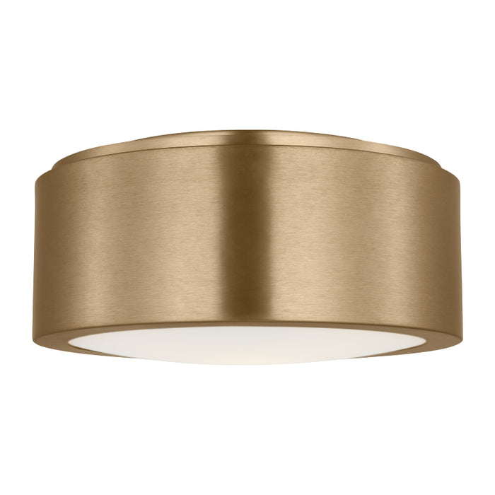 Generation GLF1041 Albee 1-lt 10" Flush Mount - Satin Brass