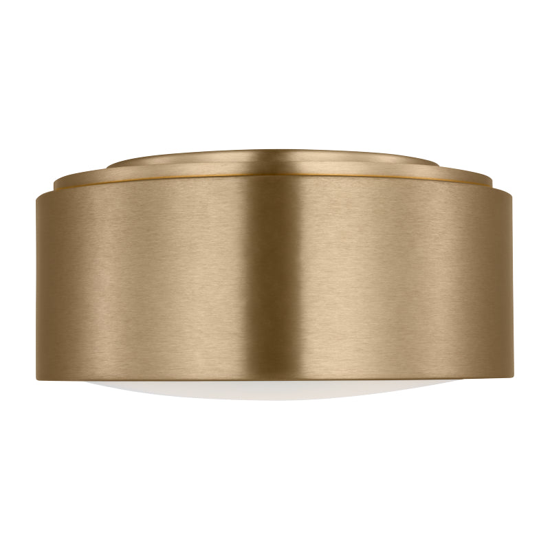 Generation GLF1041 Albee 1-lt 10" Flush Mount - Satin Brass