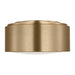 Generation GLF1041 Albee 1-lt 10" Flush Mount - Satin Brass