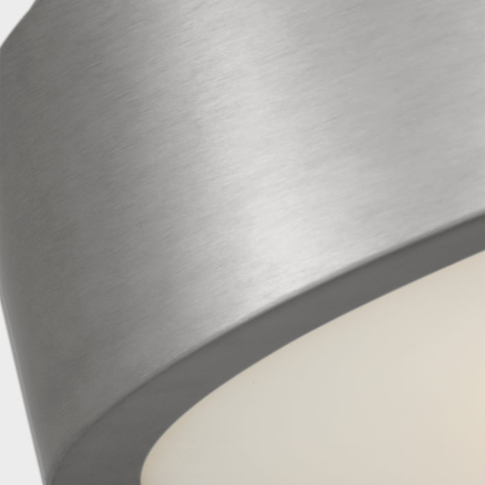 Generation GLF1053 Albee 3-lt 18" Flush Mount - Brushed Nickel