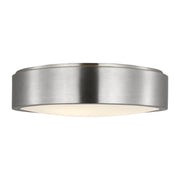 Generation GLF1053 Albee 3-lt 18" Flush Mount - Brushed Nickel