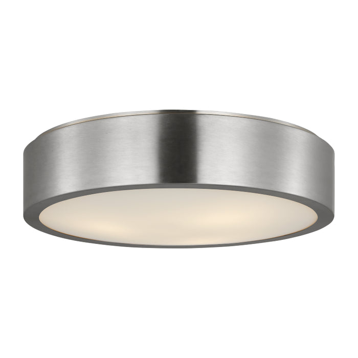 Generation GLF1053 Albee 3-lt 18" Flush Mount - Brushed Nickel