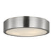 Generation GLF1053 Albee 3-lt 18" Flush Mount - Brushed Nickel