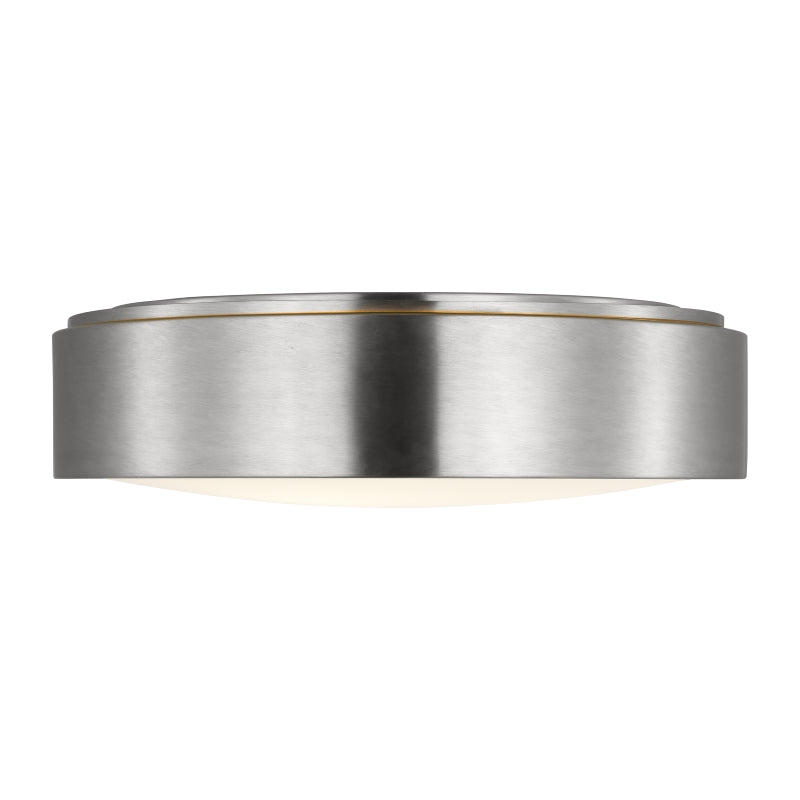 Generation GLF1053 Albee 3-lt 18" Flush Mount - Brushed Nickel