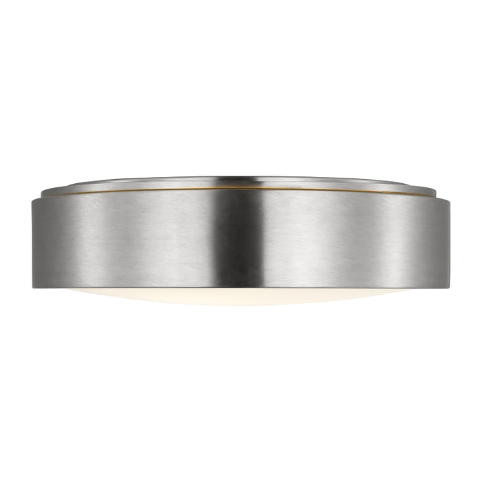 Generation GLF1053 Albee 3-lt 18" Flush Mount - Brushed Nickel