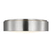 Generation GLF1053 Albee 3-lt 18" Flush Mount - Brushed Nickel