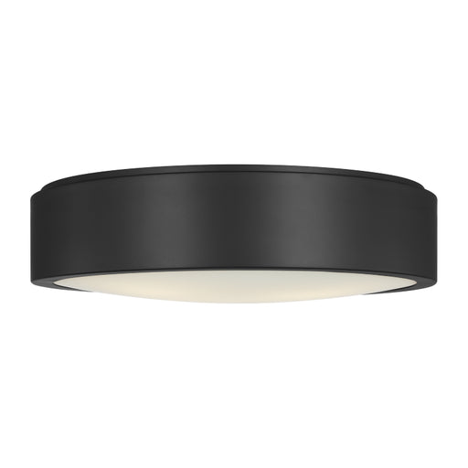 Generation GLF1053 Albee 3-lt 18" Flush Mount - Midnight Black