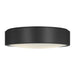 Generation GLF1053 Albee 3-lt 18" Flush Mount - Midnight Black