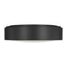 Generation GLF1053 Albee 3-lt 18" Flush Mount - Midnight Black