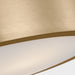 Generation GLF1053 Albee 3-lt 18" Flush Mount - Satin Brass