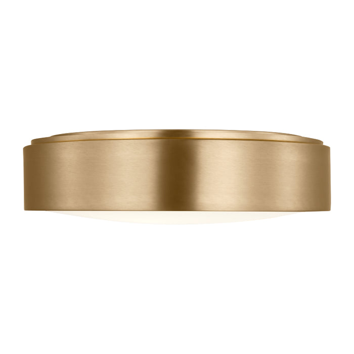 Generation GLF1053 Albee 3-lt 18" Flush Mount - Satin Brass