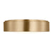Generation GLF1053 Albee 3-lt 18" Flush Mount - Satin Brass