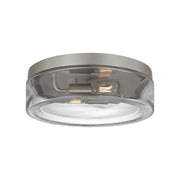 Generation GLF1722E Rhett 2-lt 12" LED Flush Mount - Brushed Nickel