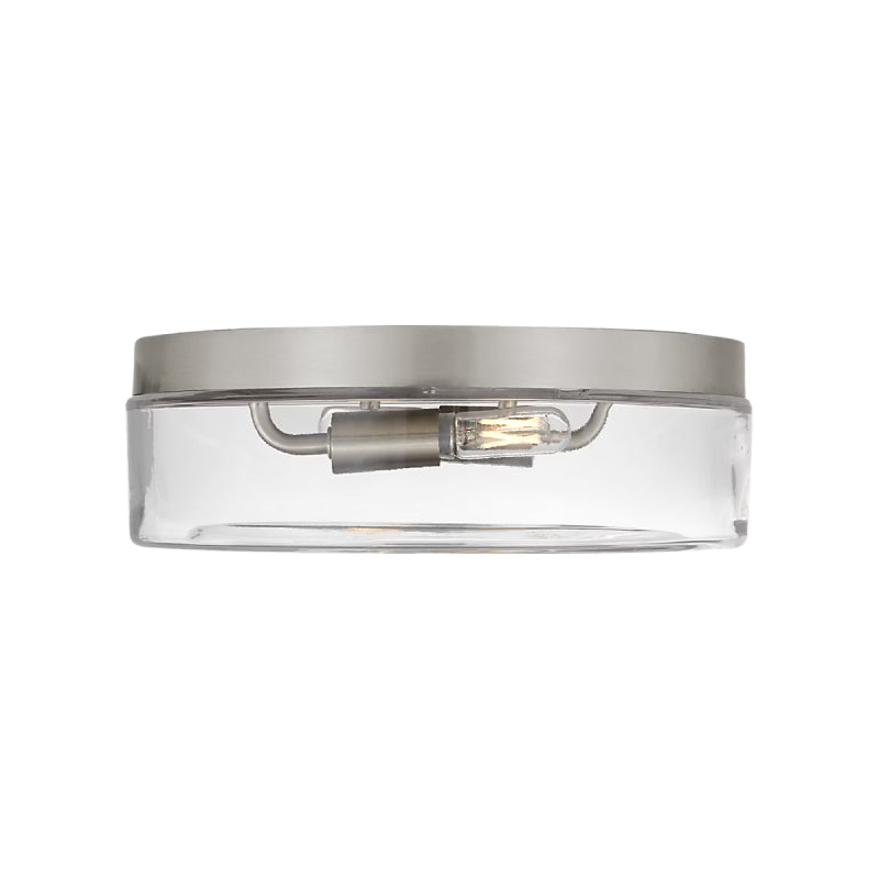 Generation GLF1722E Rhett 2-lt 12" LED Flush Mount - Brushed Nickel