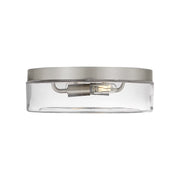 Generation GLF1722 Rhett 2-lt 12" Flush Mount - Brushed Nickel