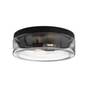 Generation GLF1722E Rhett 2-lt 12" LED Flush Mount - Midnight Black